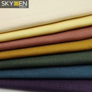 plain woven linen fabric