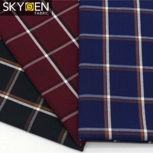 oxford cotton check fabric