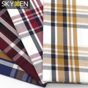 SDP05 Peached Cotton Tartan Check Fabric