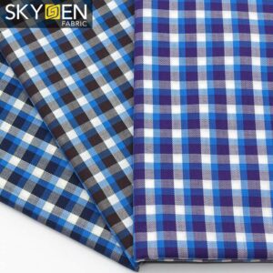 SDP15 Herringbone Soft Cotton Check Fabric