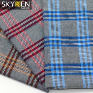 SDP18 Windowpane Check Cotton Fabric