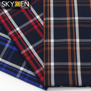 Cotton Poplin Tartan Fabric